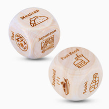 Load image into Gallery viewer, Valentines Day Gifts for Him Her Couples Gifts 2PCS Food Dice Date Night Gifts for Girlfriend Boyfriend Christmas Stocking Stuffers Birthday Gifts for Women Men Husband Wife Anniversary Wedding Gifts