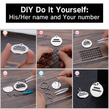 Load image into Gallery viewer, DIY Dog ID Tag Personalized Christmas Present for Dog Cat Pet Customized Birthday Gifts for Pet from Mom Dad Do Name&Number Yourself Collars Boy Girl Dog Identification Tags Reusable & Adjustable