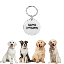 Load image into Gallery viewer, DIY Dog ID Tag Personalized Christmas Present for Dog Cat Pet Customized Birthday Gifts for Pet from Mom Dad Do Name&Number Yourself Collars Boy Girl Dog Identification Tags Reusable & Adjustable