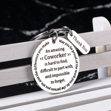 Load image into Gallery viewer, Going Away Gifts for Coworker Leaving Gifts, Retirement Gifts for Women Men, Employee Appreciation Gifts, Thank You Gifts Keychain for Colleagues Leader Coworker Christmas Farewell Office Work Gifts