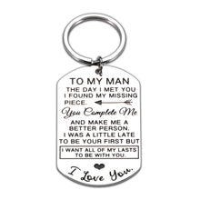 Load image into Gallery viewer, Birthday Gifts for Men, Keychain for Men, Top Gifts for Men, Gifts for Boyfriend Gifts, Engagement Gifts, Men Valentines Day Gifts for Husband Him, Anniversary for Him Husband Gifts from Wife