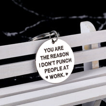 Load image into Gallery viewer, Employee Appreciation Gifts Thank You Gifts for Women Men Funny Keychain for Coworker Leaving Office Colleague Going Away Farewell Boss Day Gifts for Manager Leader Promotion Retirement Christmas Gift
