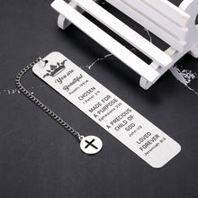 Load image into Gallery viewer, Inspirational Christian Gifts for Women Girls Bookmark, Bible Verse Religious Gifts for Women Men, Baptism Gifts for Girl Boy, Church Catholic Gifts for Women Men Friends Graduation Birthday Christmas