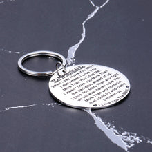 Load image into Gallery viewer, Husband Christmas Gifts I Love You More Keychain Men Anniversary Birthday Valentines Engagement Wedding Graduation Fathers Day Jewelry Sentimental Key Ring for Hubby Fiance