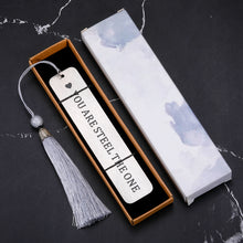 Load image into Gallery viewer, 11 Year Anniversary Bookmark Gifts for Him Her Steel Anniversary Gif for Husband Wife Couple Funny 11th Anniversary Gif from Wife Hubby Birthday Christmas I Love You Valentines Day Gifts for Men Women