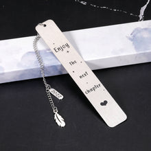 Load image into Gallery viewer, 2022 Inspirational Bookmark with Chain Christmas Graduation Gifts for Him Her Promotion Retirement Birthday Gifts for Women Men Teens Boy Girl Book Lovers Boss Coworker Leaving Gifts New Dad Mom Gifts