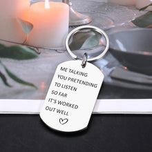 Load image into Gallery viewer, Funny Gifts Anniversary Gif for Him Husband Birthday Gifts for Boyfriend Gifts Love Keychain Couples Christmas Gifts for Men Wife Girlfriend Stocking Stuffers for Men Valentines Day Gifts for Him Her