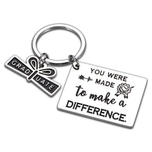 Load image into Gallery viewer, Graduation Gifts for Her 2021, Graduation Keychain,Graduation Gifts for Him, Gifts for Seniors Women, Gifts for College Students Females Girl, Class of 2021 Gifts, Inspirational Gifts for Women Men