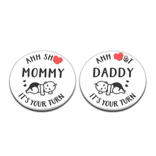 Load image into Gallery viewer, Stocking Stuffers for Men Women First Time Dad Mom Gifts Funny Christmas Gifts for New Mom Dad to Be Baby Shower Announcement Pregnancy Gifts for New Parents Gifts Fathers Day, Decision Double-Sided