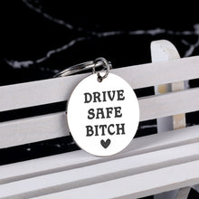 Load image into Gallery viewer, Valentines Day Gifts for Her Friend Gifts for Women Galentines Day Gifts for Friends Valentines Day Gifts for Wife Girlfriend Birthday Gifts for Women New Driver Gifts for Friends Drive Safe Keychain