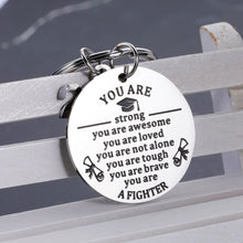 Load image into Gallery viewer, Graduation Gifts for Her Him 2023 High School College Graduation Gifts for Her Him Son Daughter Inspirational Class of 2023 Graduation Gifts for Women Men Girls Boys Graduation Party Supplies Keychain