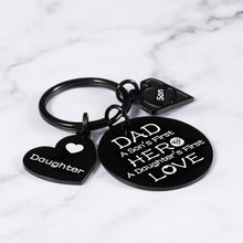 Load image into Gallery viewer, Fathers Day Gift from Daughter Son Wife, Dad Birthday Gifts from Daughter Son, Daddy to Be Gift Keychain for Men, Gifts for New Dads Stepdad from Kids, Valentines Christmas Gifts for Dad to Be Husband