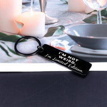 Load image into Gallery viewer, Inspiring Gifts for Women Men Funny Keychain for Teen Girls Boys I’m Limited Edition Key Ring for Son Daughter from Mom Dad Best Friend BFF Back to School Birthday Christmas Presents