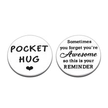 Load image into Gallery viewer, Pocket Hug Token Stocking Stuffers for Teens Girls Boys, Inspirational Christmas Gifts for Women Men Friends Son Daughter Back to School Graduation, Stocking Stuffers for Women Men Coworker Thank You