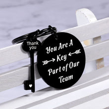 Load image into Gallery viewer, Boss Day Gifts Employee Appreciation Gifts for Women Men Thank You Keychain Gifts for Coworker Boss Manager Coach Team Gifts for Employees Office Christmas Gifts for Coworkers Leaving Away Retirement