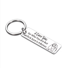 Load image into Gallery viewer, Funny Gifts Couple Lover Keychain for Husband Boyfriend Men Great Present That A for Fiance Hubby Birthday Wedding Anniversary Valentines Day Christmas Gag Pendant