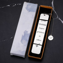 Load image into Gallery viewer, Leader Employee Appreciation Gifts Bookmark Boss Lady Gifts for Women Boss Day Thank You Gifts for Leader Boss Manager Supervisor Coworker Leaving Goodbye Retirement Gifts New Job Promotion Christmas