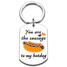 Load image into Gallery viewer, Funny Couple Gifts for Men Boyfriend Valentines Day Gifts for Him Her Keychain for Boyfriend Husband from Girlfriend Wife Anniversary Engagement Wedding Birthday Gift for Men Women Lover Gifts for Him