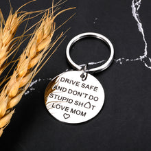 Load image into Gallery viewer, Funny Keychain Birthday Christmas Gifts for Teen Girls Boys Daughter Son from Mom Stocking Stuffers Gifts for Women Kids Adult Gag Gifts for Men Friends Valentines Graduation Don't Do Stupid Keyring