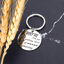 Load image into Gallery viewer, Gifts for Mom from Daughter Son Mommy Keychain for Women from Kids Mama Inspirational Key Ring for Mother’s Day Birthday Christmas Valentines Anniversary Thanksgiving Jewelry