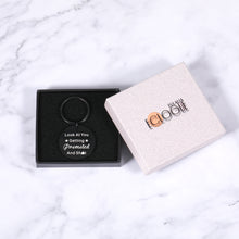 Load image into Gallery viewer, Promotion Gift Keychain, New Job Gift, Promotion Gifts for Women Men Him Girls Boys, Funny Gag Gifts for Coworker, Congratulation Gift, Coworker Gifts for Women Men Friends, Birthday Christmas Gifts
