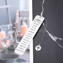 Load image into Gallery viewer, Inspirational Christian Gifts for Women Men Bible Bookmark Christmas Gifts for Mom Grandma Pastor Religious Gifts for Women Spiritual Gifts for Women Friend Godson Goddaughter Graduation Baptism Gifts