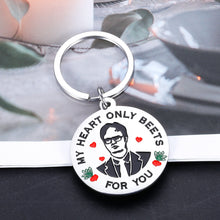 Load image into Gallery viewer, Valentines Day Gifts for Him Her Boyfriend Keychain The Office Merchandise for Fans Funny Gifts for Men Women Husband Birthday Gifts from Wife Girlfriend Fiance Fiancee Anniversary Presents