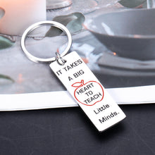 Load image into Gallery viewer, Teacher Gifts for Women Appreciation Keychain Montessori Gifts for Teachers Daycare Kindergarten Teacher Gifts Retirement Thank You Gifts End of Year Graduation Back to School Present