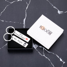 Load image into Gallery viewer, Couples Gifts for Him Her Couples Keychains Valentines Day Gifts for Boyfriend Gifts from Girlfriend Funny Birthday Anniversary for Men Women Husband Wife Fiance Fiancee Christmas Presents