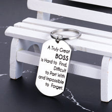 Load image into Gallery viewer, Gifts for Your Boss Keychain for Men Women Gifts for Boss Female Male Appreciation Leaving Away Retirement Present for Lady Leader Mentor Supervisor Boss’s Day Birthday Christmas Thanksgiving Jewelry