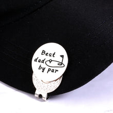 Load image into Gallery viewer, Stepdad Dad Gifts for Fathers Day from Daughter Son Wife, Best Dad by Par Golf Ball Marker Gifts for Men Him, Magnetic Hat Clip, Dad Birthday Gift, New Dad Gifts, Dad Christmas Valentine’s Day Gifts