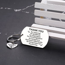 Load image into Gallery viewer, Mentor Boss Thank You Gifts Bulk for Men Women Keychain Appreciation Gifts for Women Men Coworkers Boss Day Christmas Birthday Farewell Retirement Going Away Work Gifts for Women Friends Employees