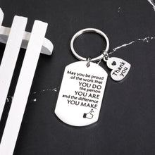 Load image into Gallery viewer, Christmas Gifts for Coworker Gifts for Women Men Thank You Keychain for Colleagues Boss Friends Going Away Gift for Coworker Leaving Birthday Retirement Goodbye Farewell Gifts Female Male Inspirational
