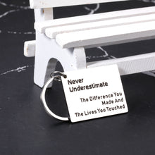 Load image into Gallery viewer, Inspirational Keychain Gifts for Women Men, Work Gifts for Coworker Employees Bulk, Boss Day Thank You Gifts for Women, Christmas Going Away Retirement Gifts for Men Women Friends Nurse Teacher Gifts