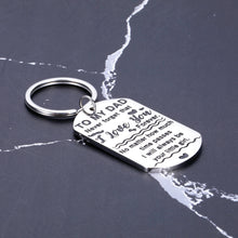 Load image into Gallery viewer, Dad Gifts from Daughter I Love You Keychain for Birthday Christmas Daddy Papa Stepdad Him Men Presents from Kids Girls Women for Father's Day Valentine’s Day Thanksgiving Anniversary