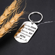 Load image into Gallery viewer, Inspirational Gifts Keychain Yellowstone National Park TV Show Keepsake for Women Men Yellowstone Lovers Fans Birthday Graduation Christmas Valentines Day Gifts for Him Her Friends BFF Keyring
