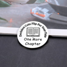 Load image into Gallery viewer, Funny Gifts Decision Coin for Book Lovers Stocking Stuffers for Teens Boys Girls Gift Ideas Stocking Stuffers for Women Men Christmas Gifts for Friends Bookworm Reader Student Coworker Reading Gifts