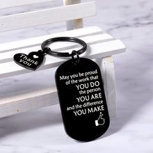 Load image into Gallery viewer, Coworker Gifts for Women Men Thank You Keychain for Colleagues Boss Teacher Friends Going Away Gifts for Coworker Leaving Christmas Goodbye Birthday Retirement Farewell Gifts Female Male Inspirational