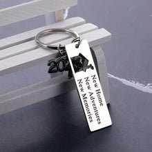 Load image into Gallery viewer, House Warming Gifts New Home, Housewarming Gifts for New house, 2023 New Home Gifts for Home, New Home Gifts for Friend Family Neighbors Coworker Couple Moving House Christmas Gifts New House Keychain