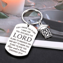Load image into Gallery viewer, Class of 2022 Graduation Gifts Keychain for Women Men 2022 Seniors High School Medical College Graduation Gifts for Her Him Daughter Son Inspirational Christian Bible Verse Gifts for Women Men Friends
