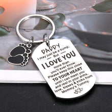 Load image into Gallery viewer, Daddy to Be Gifts Keychain for Men Fathers Day Gift for New Dad to Be Expectant Father to Be Boyfriend Husband from Wife Pregnancy Baby Announcement Gift for Soon to Be Dad Christmas Valentines Gifts