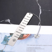 Load image into Gallery viewer, Coworker Gifts for Women Men Thank You Bookmark with Chain for Book Lovers Colleagues Boss Friends Going Away Gift for Coworker Leaving Birthday Retirement Farewell Gifts Female Male Inspirational