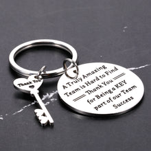 Load image into Gallery viewer, Coworker Thank You Keychain Employee Team Appreciation Gift Bulk for Women Men Colleagues Supervisor Coach Leader Mentor Boss Day Leaving Going Away Goodbye Retirement Team Gifts Birthday Christmas