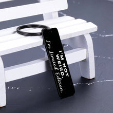 Load image into Gallery viewer, Inspiring Gifts for Women Men Funny Keychain for Teen Girls Boys I’m Limited Edition Key Ring for Son Daughter from Mom Dad Best Friend BFF Back to School Birthday Christmas Presents