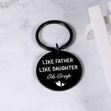 Load image into Gallery viewer, Funny Dad Gifts for Fathers Day for Dad Husbands from Kids Wife Daughter Keychain for Men, Stepdad Dad Birthday Gift from Daughter, New Dad Daddy Gifts from Wife, Dad Valentines Christmas Gifts