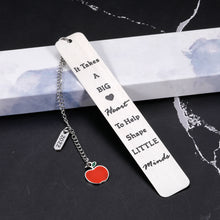 Load image into Gallery viewer, Thank You Gifts for Teacher Gifts for Women Men Bookmark with Chain 2022 for Book Lovers Teacher Appreciation Gifts for Him Her Valentines Day Retirement Birthday Graduation Present from Student