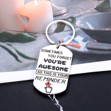 Load image into Gallery viewer, Inspirational Gifts for Women Funny Christmas Keychain Best Friend Gift for Birthday Anniversary Valentines Day Thank You Gift for Coworker Boss Graduation Present for Daughter Son from Dad Mom