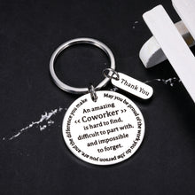 Load image into Gallery viewer, Going Away Gifts for Coworker Leaving Gifts, Retirement Gifts for Women Men, Employee Appreciation Gifts, Thank You Gifts Keychain for Colleagues Leader Coworker Christmas Farewell Office Work Gifts