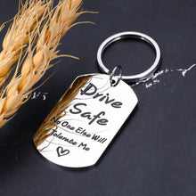 Load image into Gallery viewer, Drive Safe Keychain for Men Valentines Day Gifts for Him Her Husband Boyfriend Gift from Girlfriend Wife Engagement Wedding Christmas Anniversary Birthday Gifts for Men Couple Love Gifts for Men Women