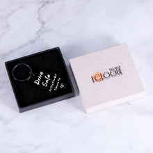 Load image into Gallery viewer, Stocking Stuffers for Men Boyfriend Christmas Gifts for Men Husband Valentine’s Day Gifts for Him Boyfriend Gifts from Girlfriend Birthday Anniversary for Husband Fiance Drive Safe Keychain from Wife